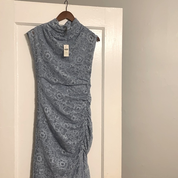 ✨ Anthropologie The Maya Ruched Cowl-Neck Dress Sz S - Picture 6 of 8